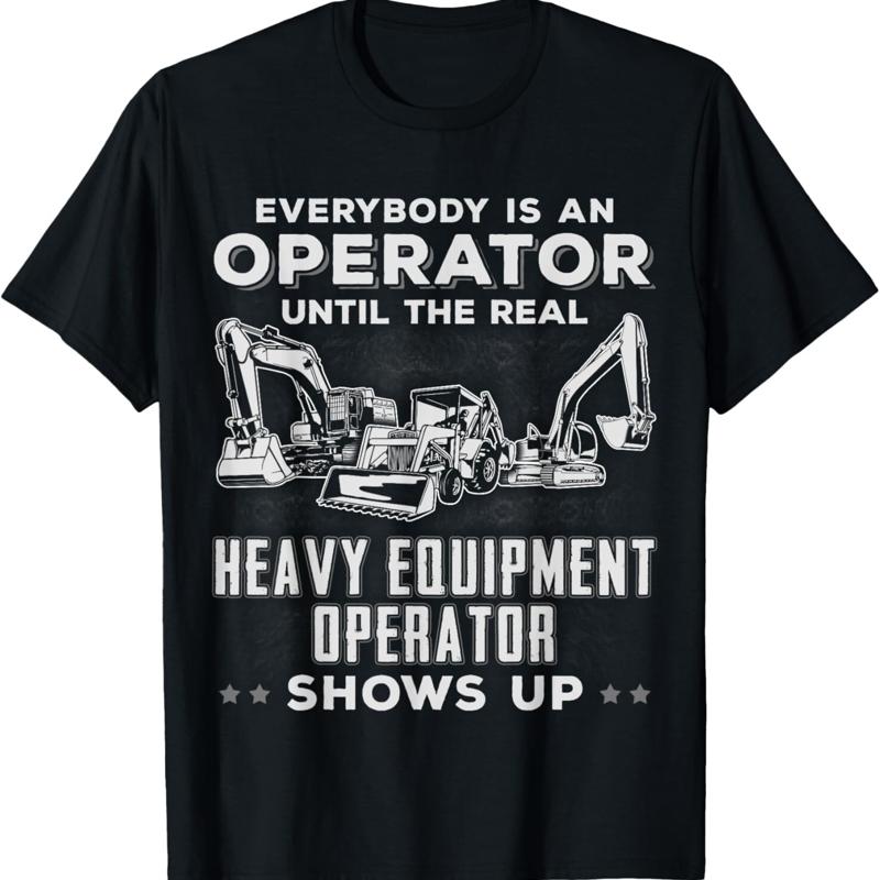 Heavy Equipment Operations - تي شيرت مضحك لسائقي الحفارات والجرافات