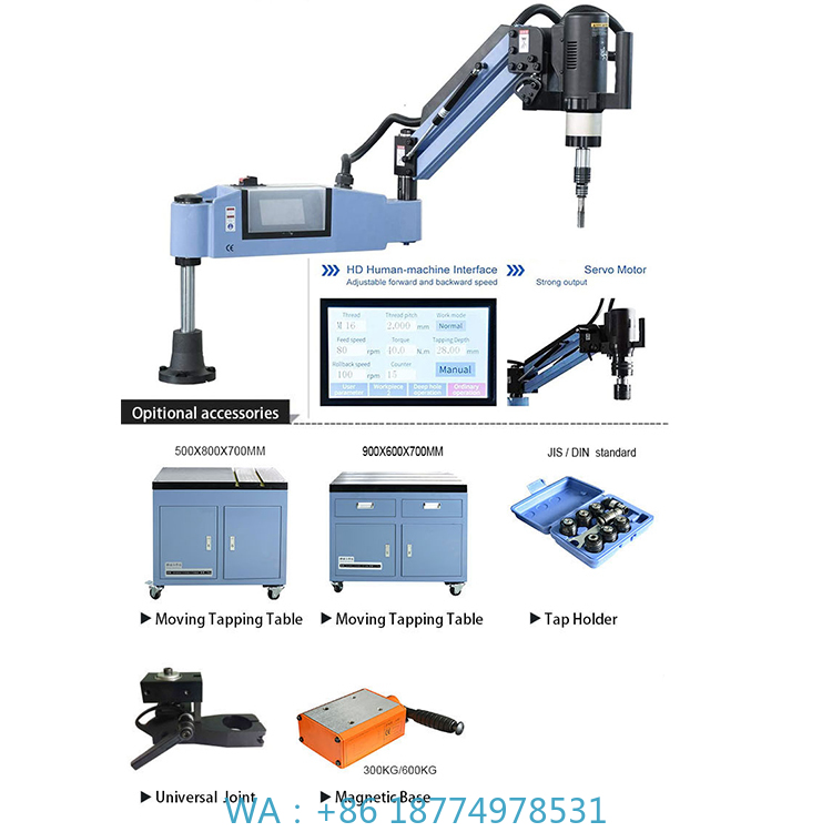 Pipe Threading Machine - آلة للأنابيب المعدنية الحفر التلقائي التنصت