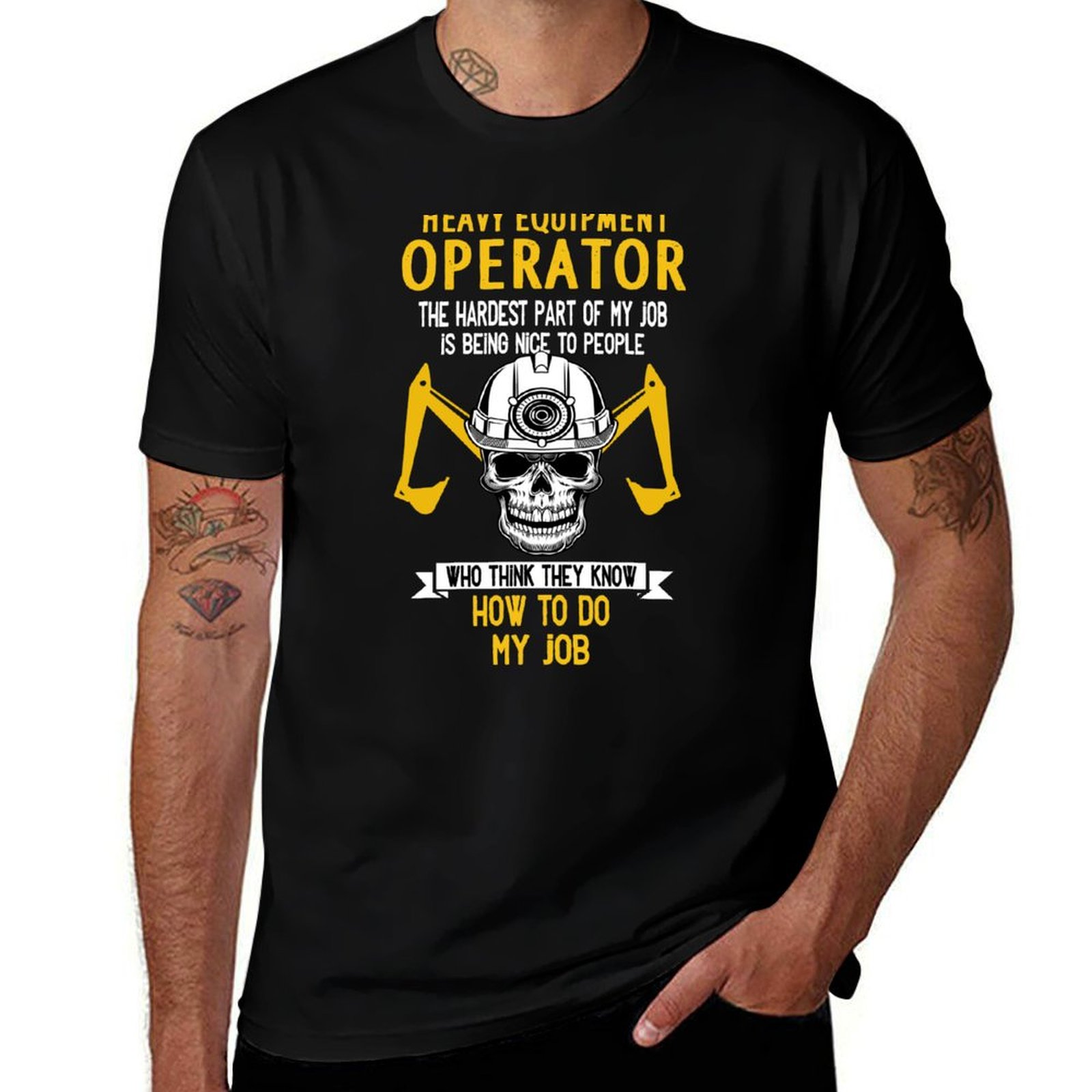 Heavy Equipment Operations - تي شيرت مضحك لسائقي المعدات الثقيلة،