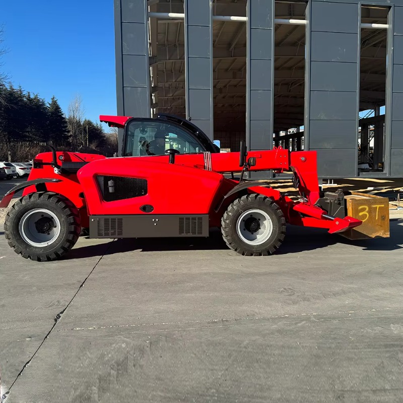 رافعة تلسكوبية بذراع 5-12 متر  - مراجعة Telescopic Handler Boom وسعره