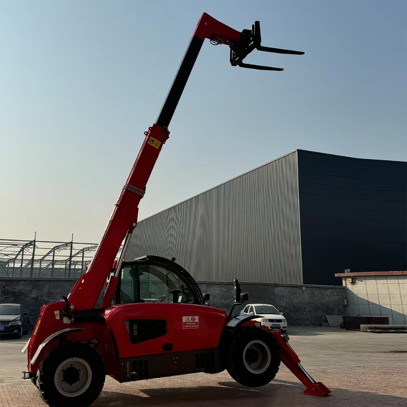 رافعة تلسكوبية بذراع 5-12 متر  - مراجعة Telescopic Handler Boom وسعره