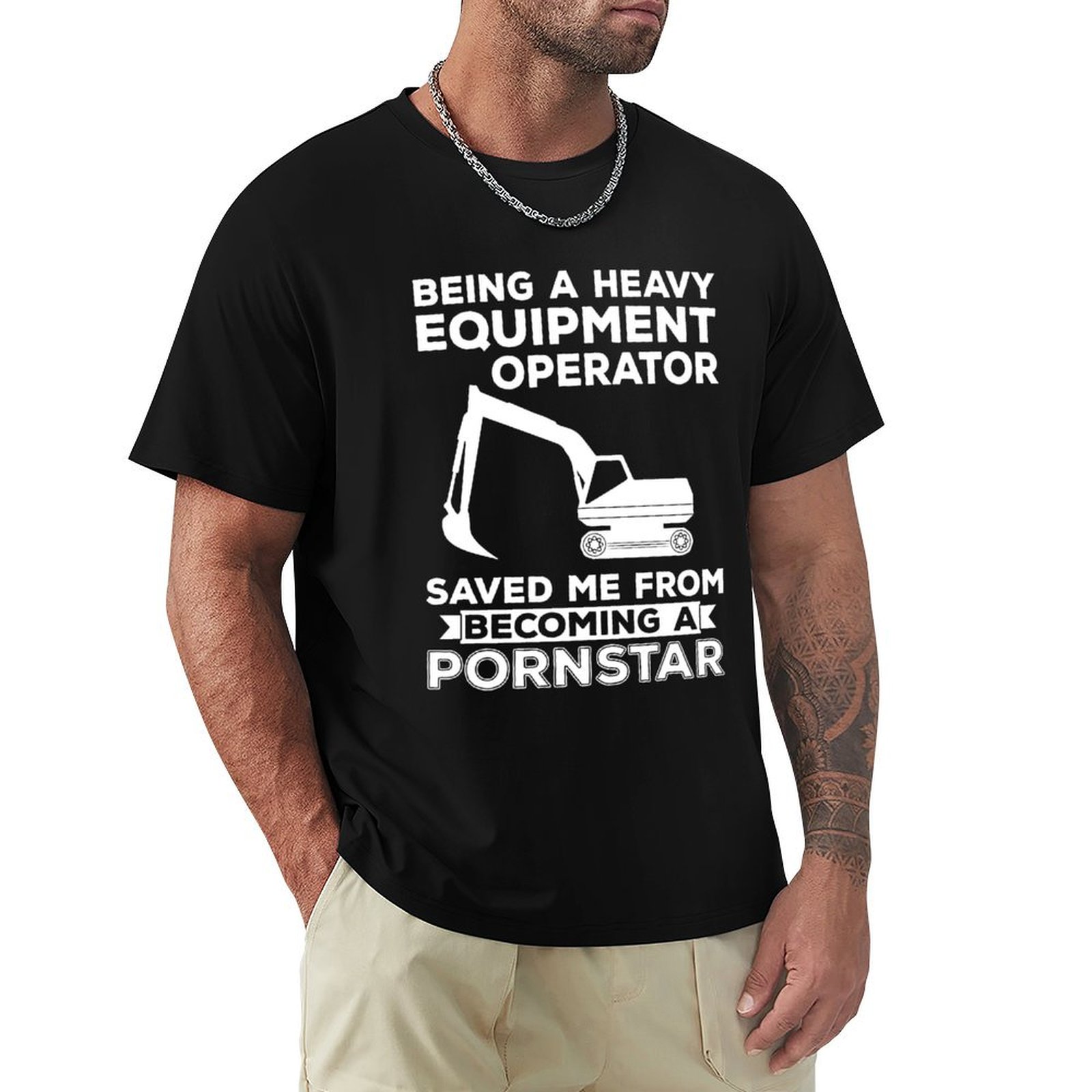 تي شيرت لسائقي المعدات الثقيلة - مراجعة Heavy Equipment Operations وسعره