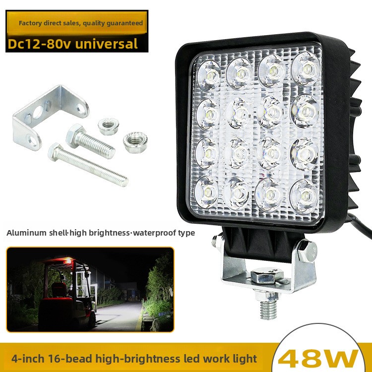 مصباح عمل LED بقوة 48 واط، 16  - مراجعة Heavy Equipment Work وسعره