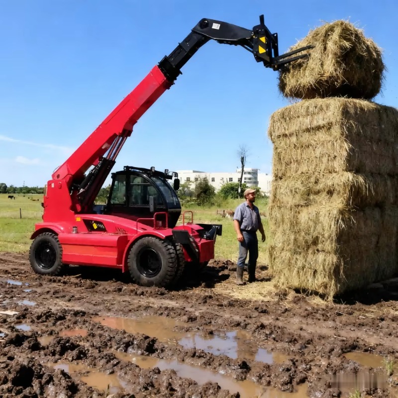 رافعة تلسكوبية متعددة الوظائف  - مراجعة Telescopic Handler Boom وسعره