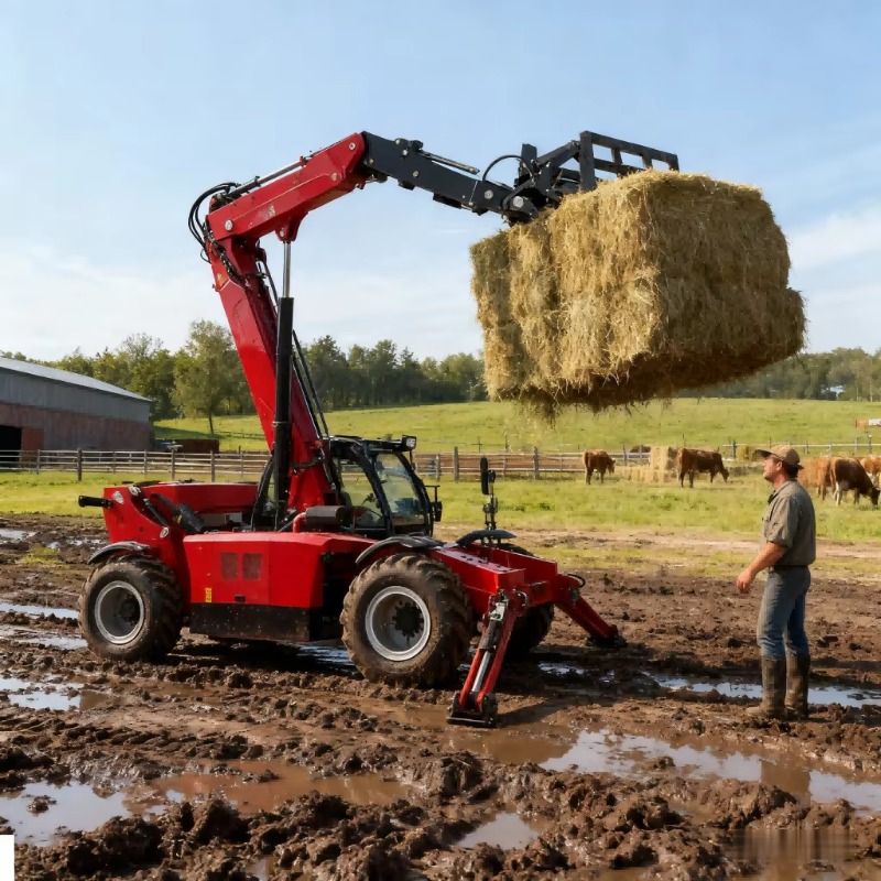 رافعة تلسكوبية متعددة الوظائف  - مراجعة Telescopic Handler Boom وسعره