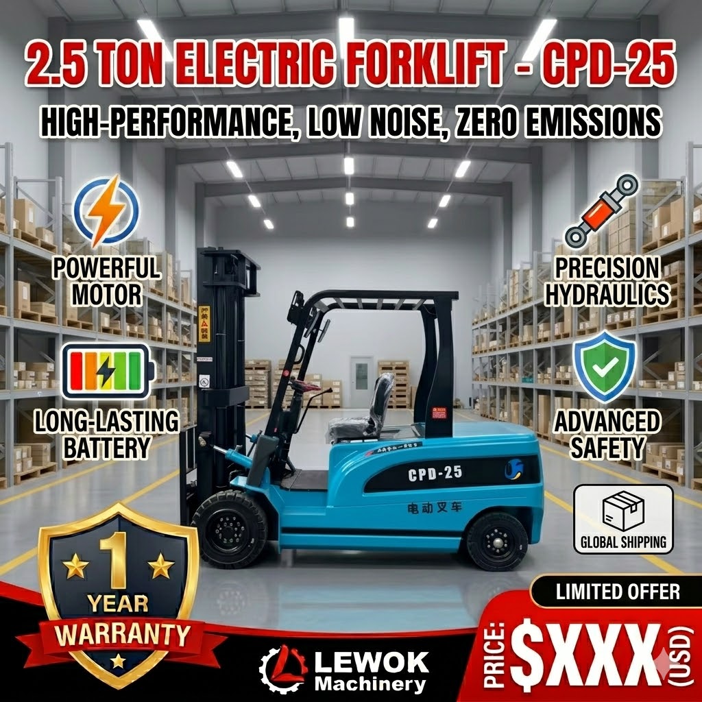رافعة شوكية كهربائية رافعة ٢ ط - مراجعة Heavy Equipment Electrical وسعره