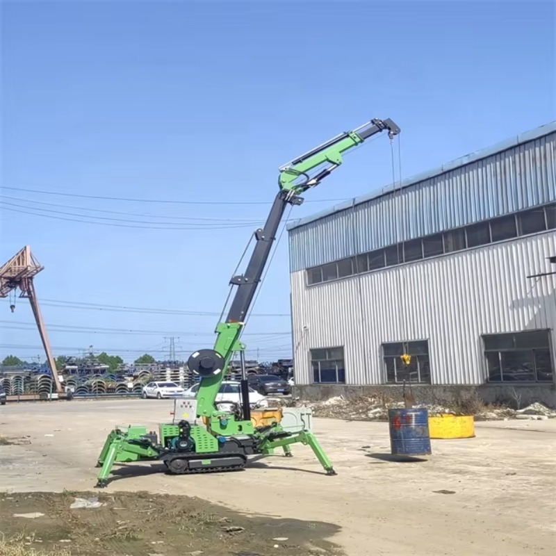 رافعة عنكبوتية صغيرة مدمجة تعم - مراجعة Heavy Equipment Electrical وسعره
