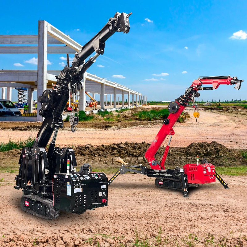رافعة عنكبوتية صغيرة مدمجة تعم - مراجعة Heavy Equipment Electrical وسعره