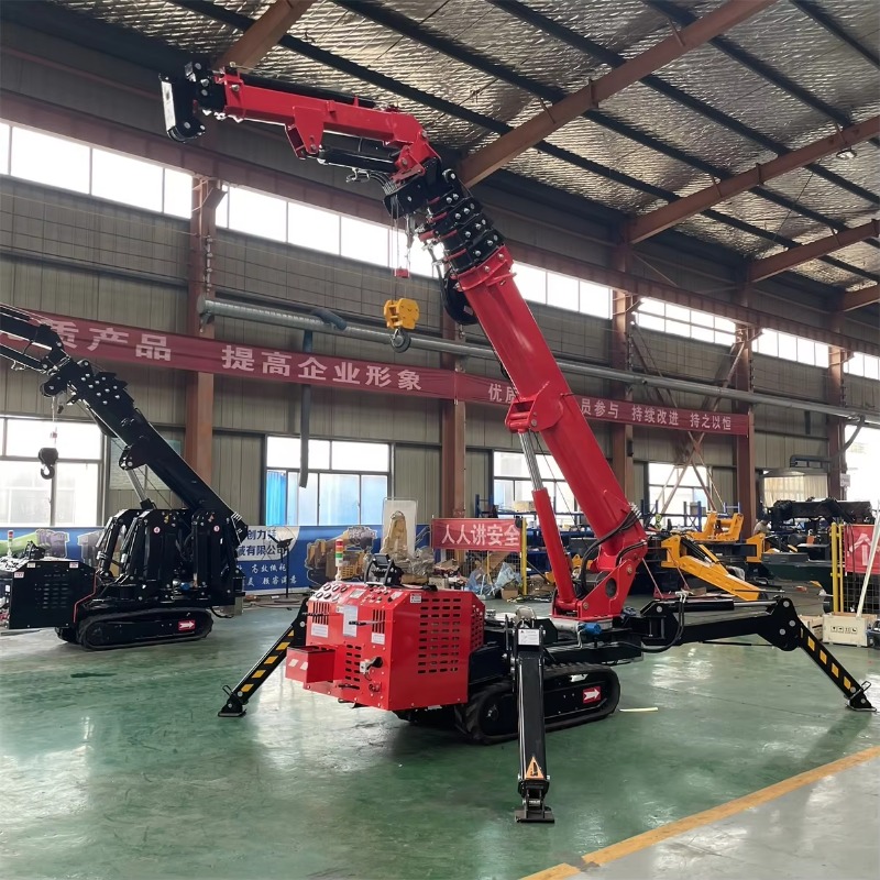 رافعة عنكبوتية صغيرة مدمجة تعم - مراجعة Heavy Equipment Electrical وسعره