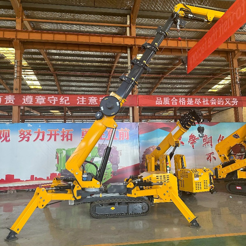 رافعة عنكبوتية صغيرة مدمجة تعم - مراجعة Heavy Equipment Electrical وسعره