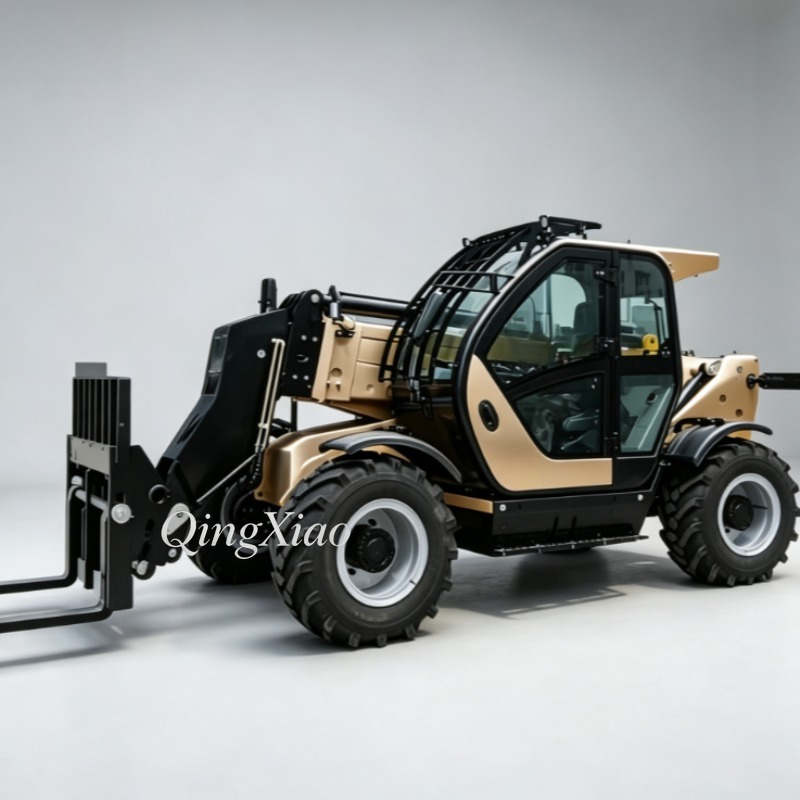 رافعة تلسكوبية رباعية الدفع FO - مراجعة Telescopic Handler Boom وسعره