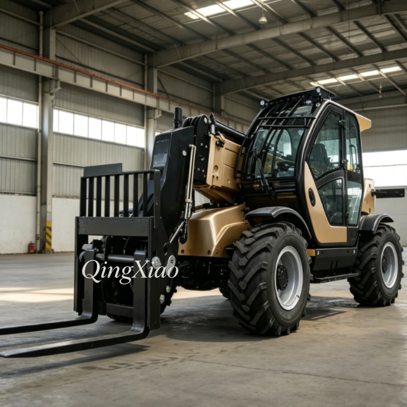 رافعة تلسكوبية رباعية الدفع FO - مراجعة Telescopic Handler Boom وسعره