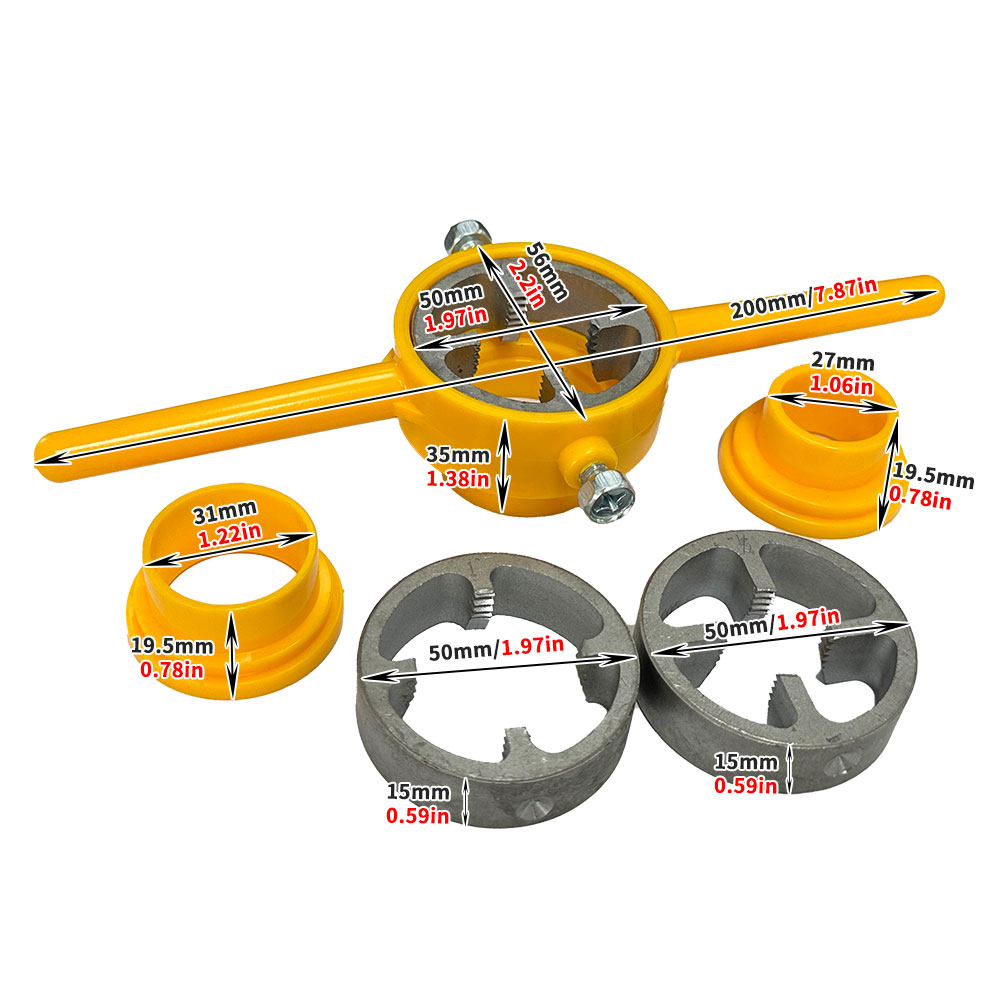 6 قطعة أنابيب المياه يموت الأن - مراجعة Pipe Threading Machine وسعره