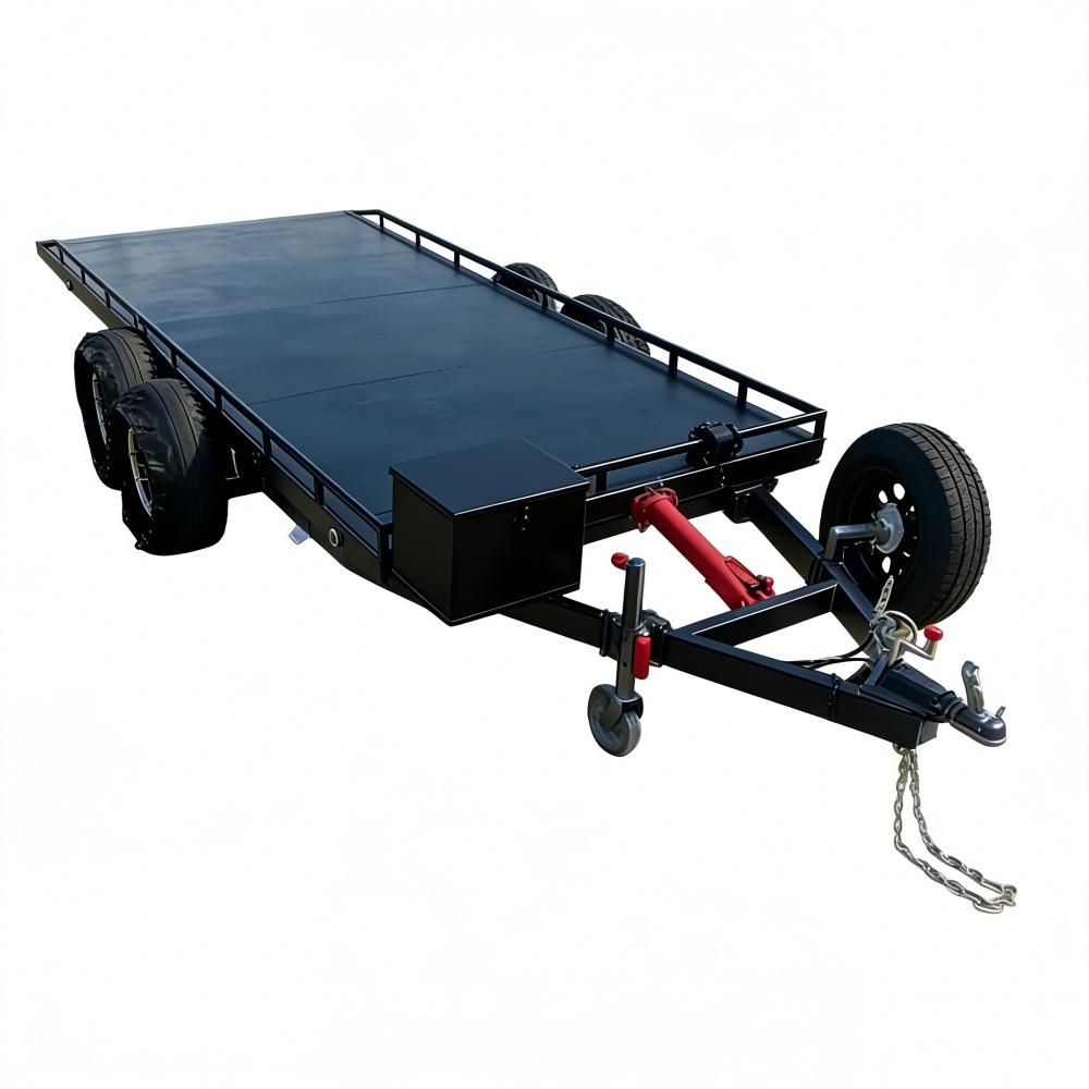 مقطورة نقل سيارات فولاذية شديد - مراجعة Heavy Equipment Haulers وسعره