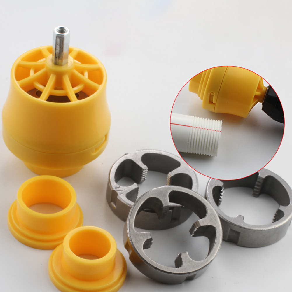 مجموعة خيط الأنابيب البلاستيكي - مراجعة Pipe Threading Machine وسعره
